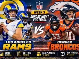 Rams vs Broncos NFL Week 3 matchup at Empower Field at Mile High